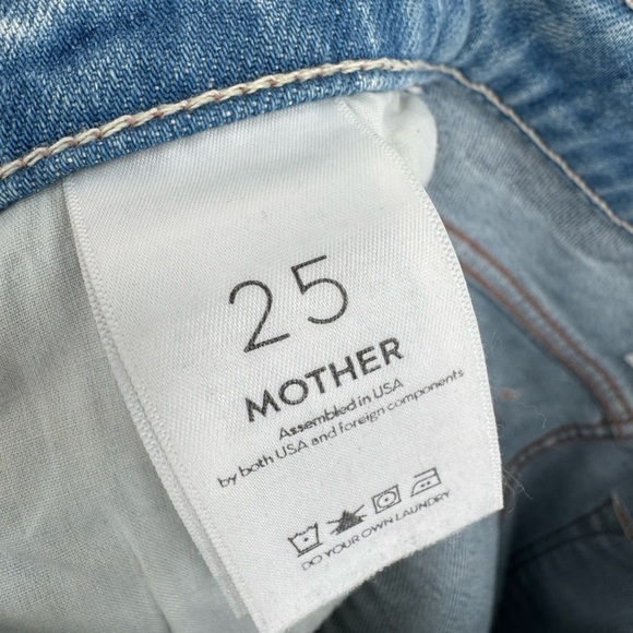 MOTHER The Dazzler Button Fly Ankle in Really Intoxicated size 25 jeans B2660 - Picture 5 of 6